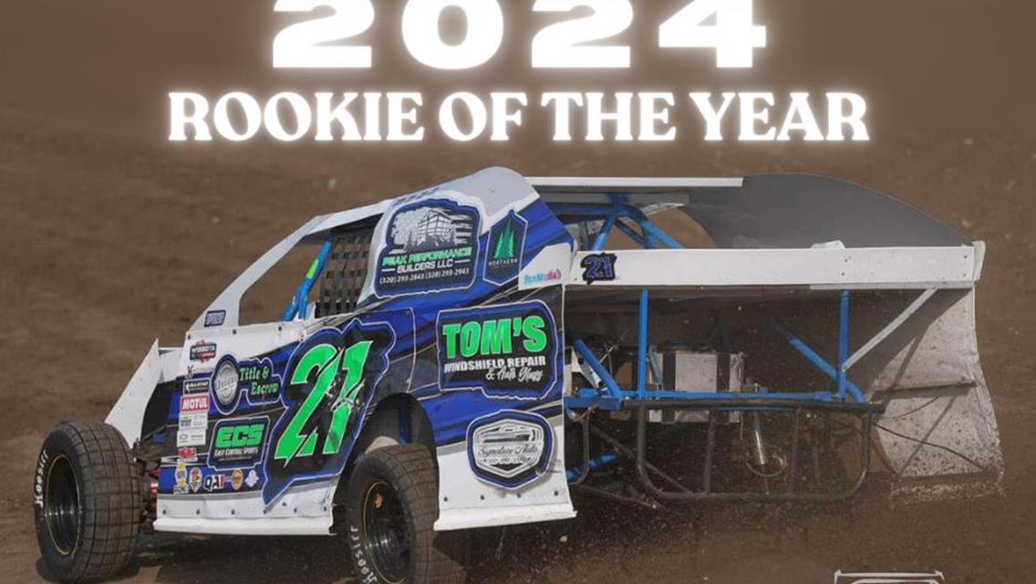 HAWKER HUSTLES TO 2024 WISSOTA MOD FOUR ROOKIE  OF THE YEAR TITLE