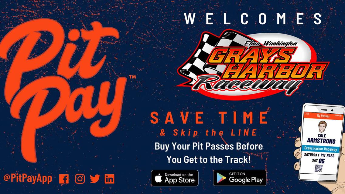GRAYS HARBOR RACEWAY PARTNERS WITH PIT PAY APP FOR 2022