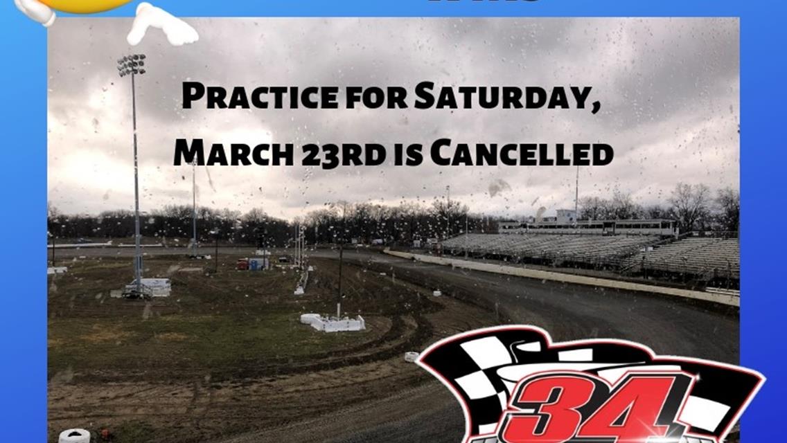 Practice, March 23 - Cancelled