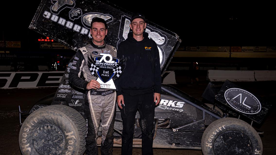 Starks Posts Two Triumphs at Skagit Speedway to Achieve Rare Mark