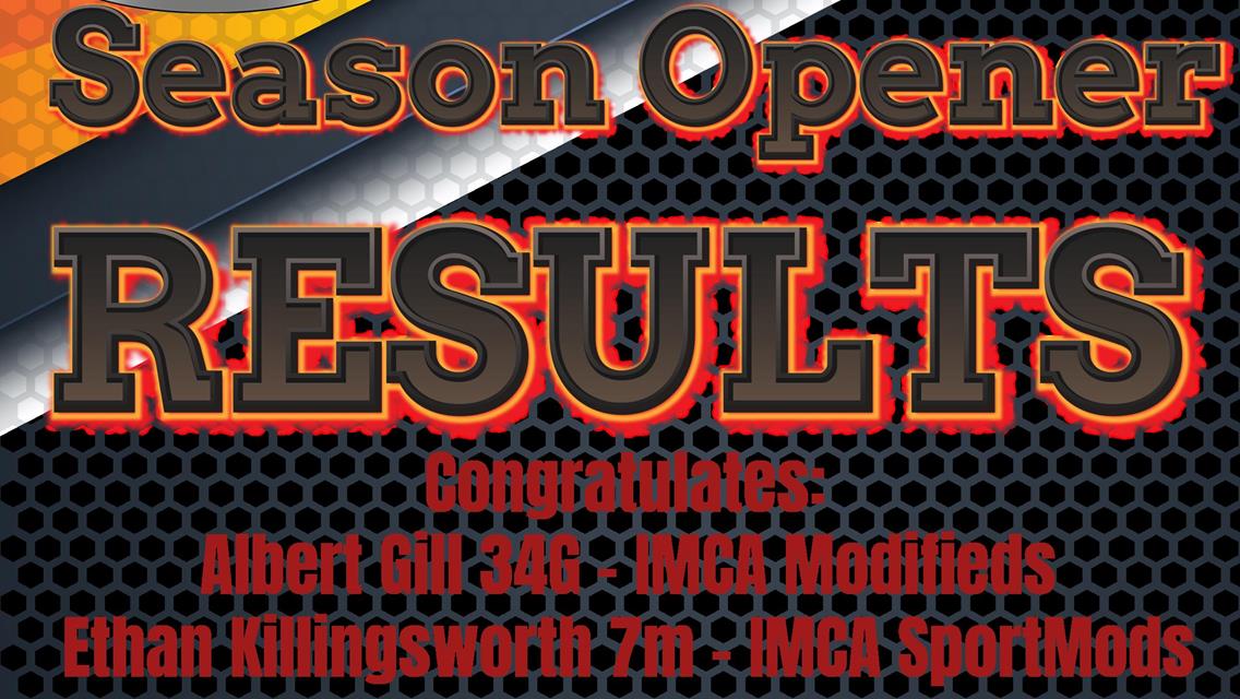 Results from Opening Night 4.22