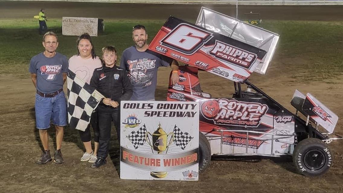Baker, Walker, Apple, Shain and Jones Best NOW600 Weekly Racing Action at Coles County