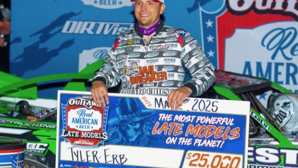 Erb Leads Flag-to-Flag to Claim $25,000