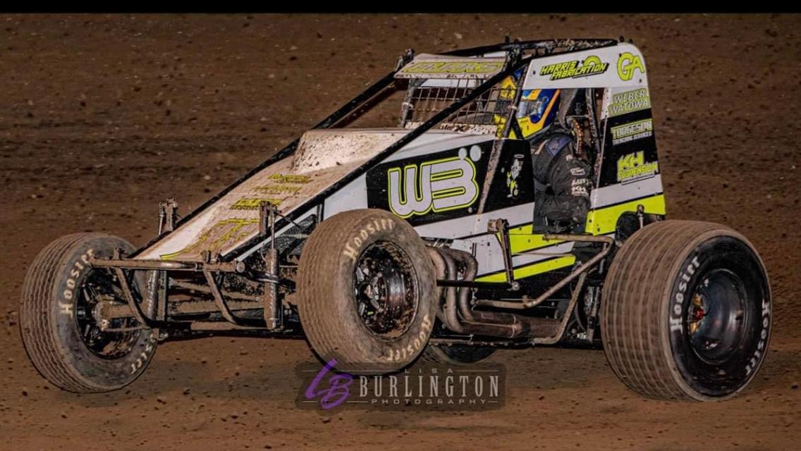 Simpson Sails To First Sprint Car Win At I-35!