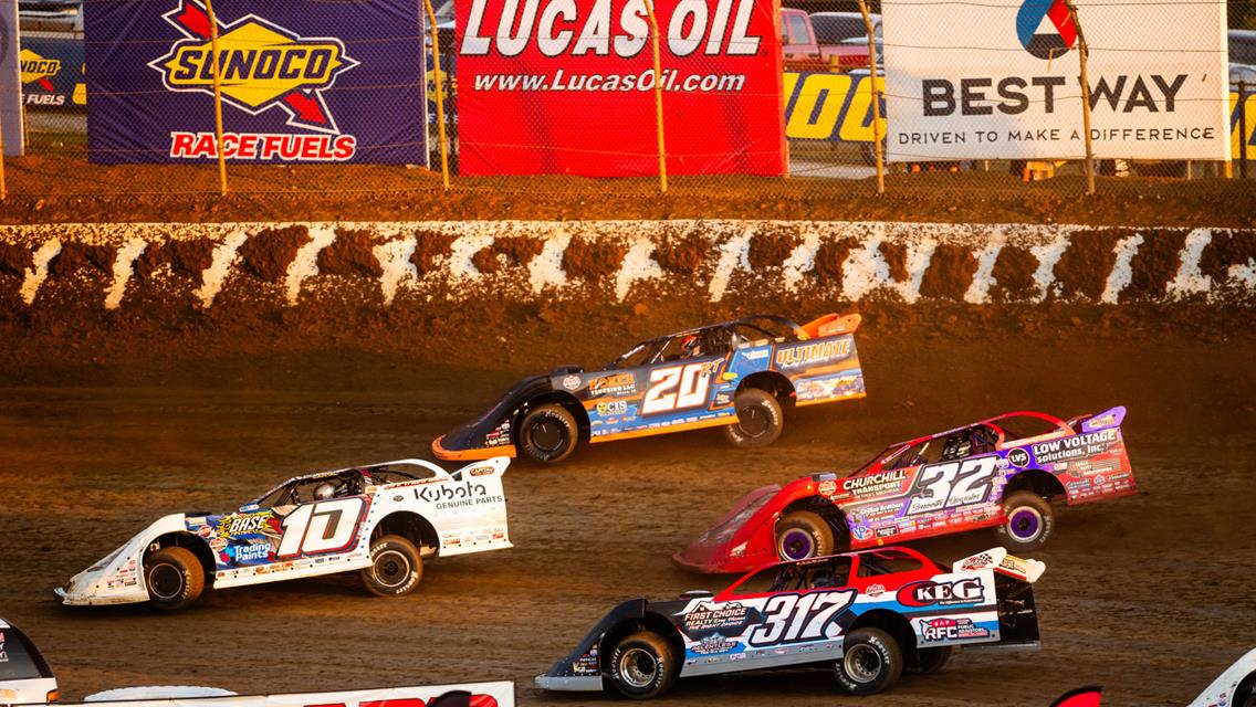 Florence Speedway (Union, KY) – Lucas Oil Late Model Dirt Series – North/South 100 – August 7th-9th, 2025. (Heath Lawson Photo)