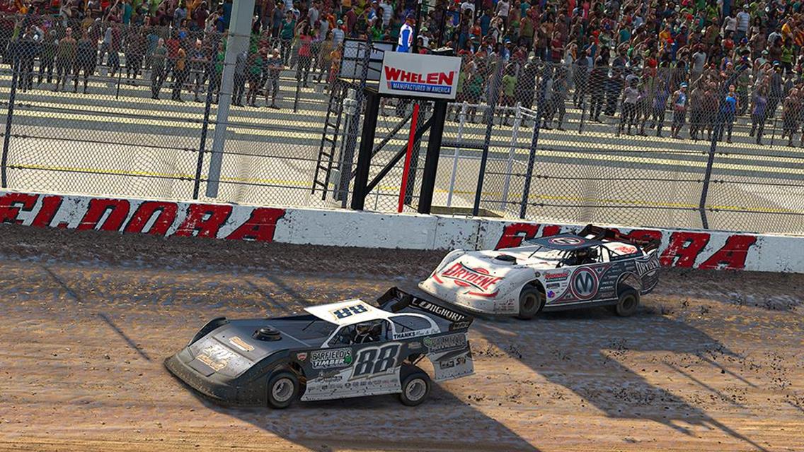 Ivey Stuns World of Outlaws for Eldora iRacing Win