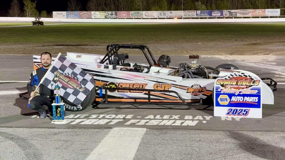 Mike Bruce Dominates Jake’s Automotive SBS Championship Series Opener at Evans Mills