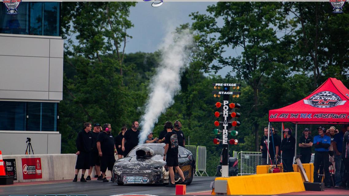 Keith Haney Racing overcomes throttle linkage and line-lock wire breakage on his way to the Semi-Finals