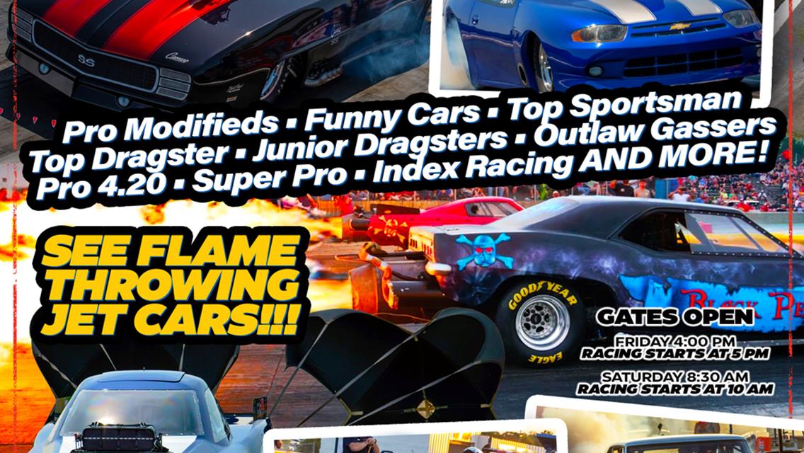 Mid West Drag Racing Series is back during the Throwdown in T-Town and the 1st of 2 FREE TICKET EVENT! May 9th-10th, 2025