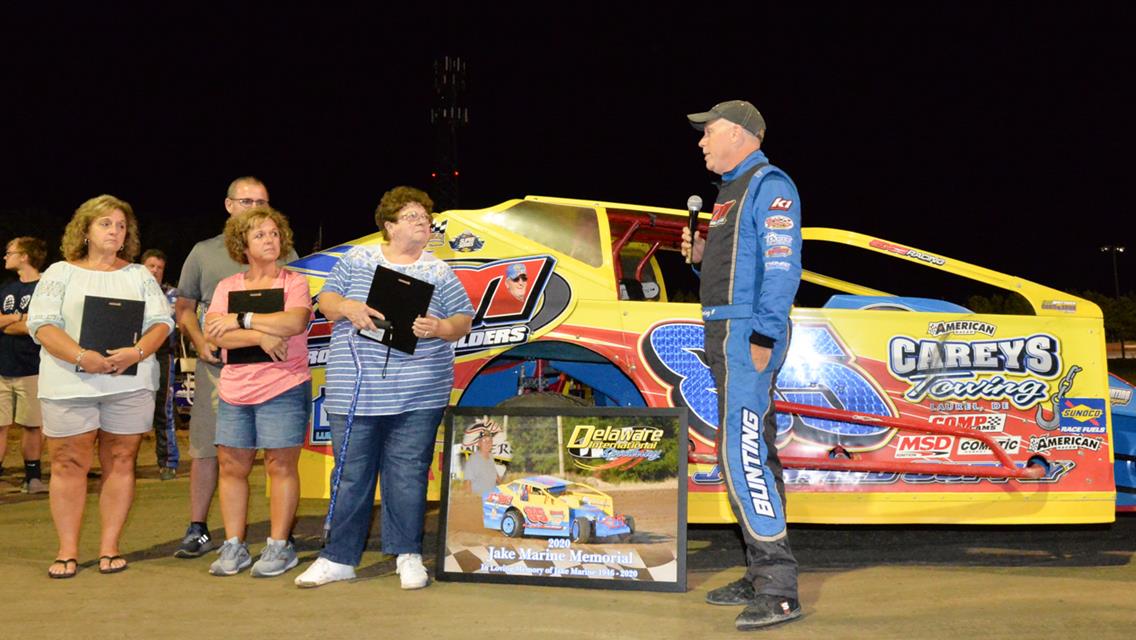 Delaware International Speedway Honors Jake Marine