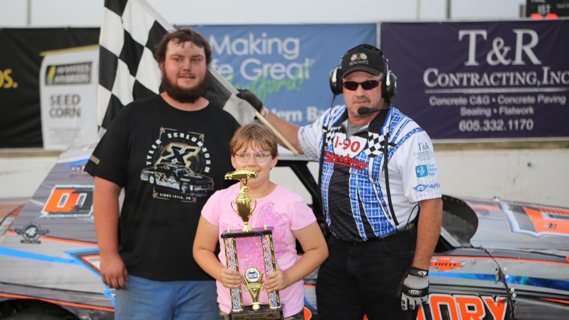 Barger gets first; Yeigh, Myers, Bradley return to I-90 Speedway victory lane