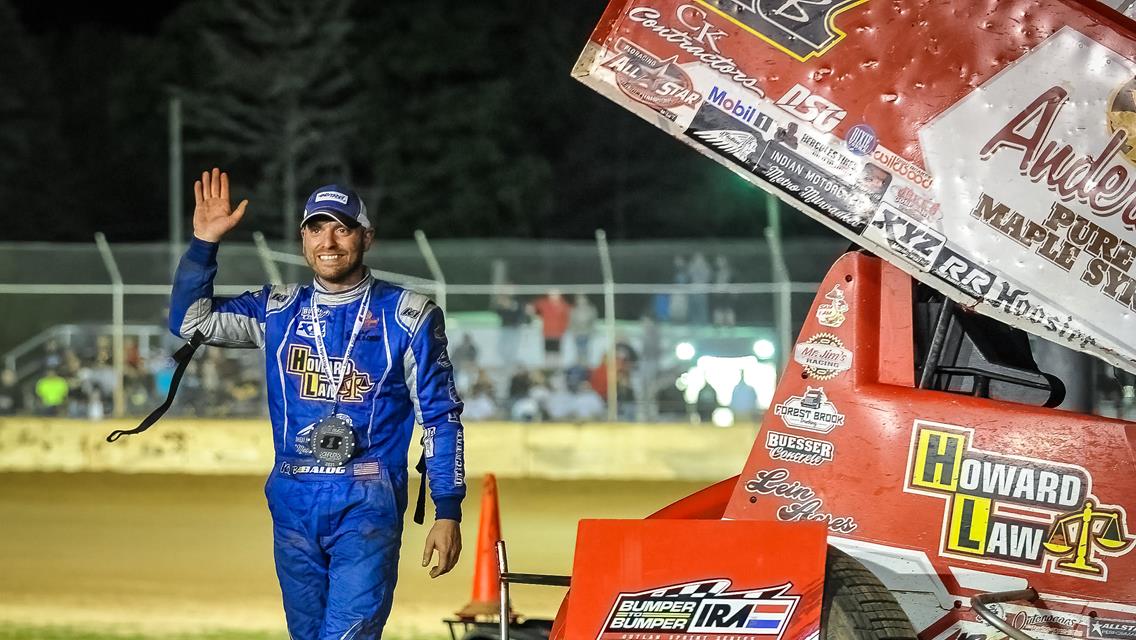 BALOG MAKES IT FOUR IN A ROW WITH BUMPER TO BUMPER IRA SPRINTS