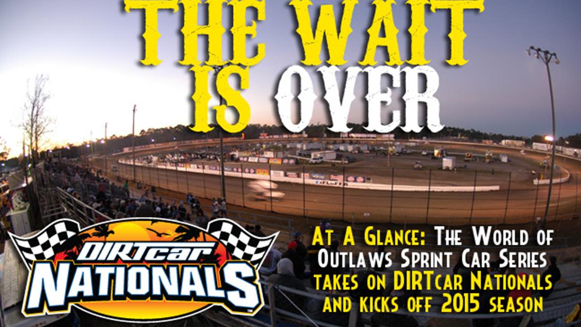 World of Outlaws Sprint Car Series Ready to Wave Green Flag on 2015 Season at Volusia Speedway Park&#39;s DIRTcar Nationals