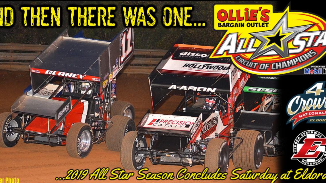 2019 All Star Circuit of Champions season concludes Saturday at Eldora Speedway’s 4-Crown Nationals