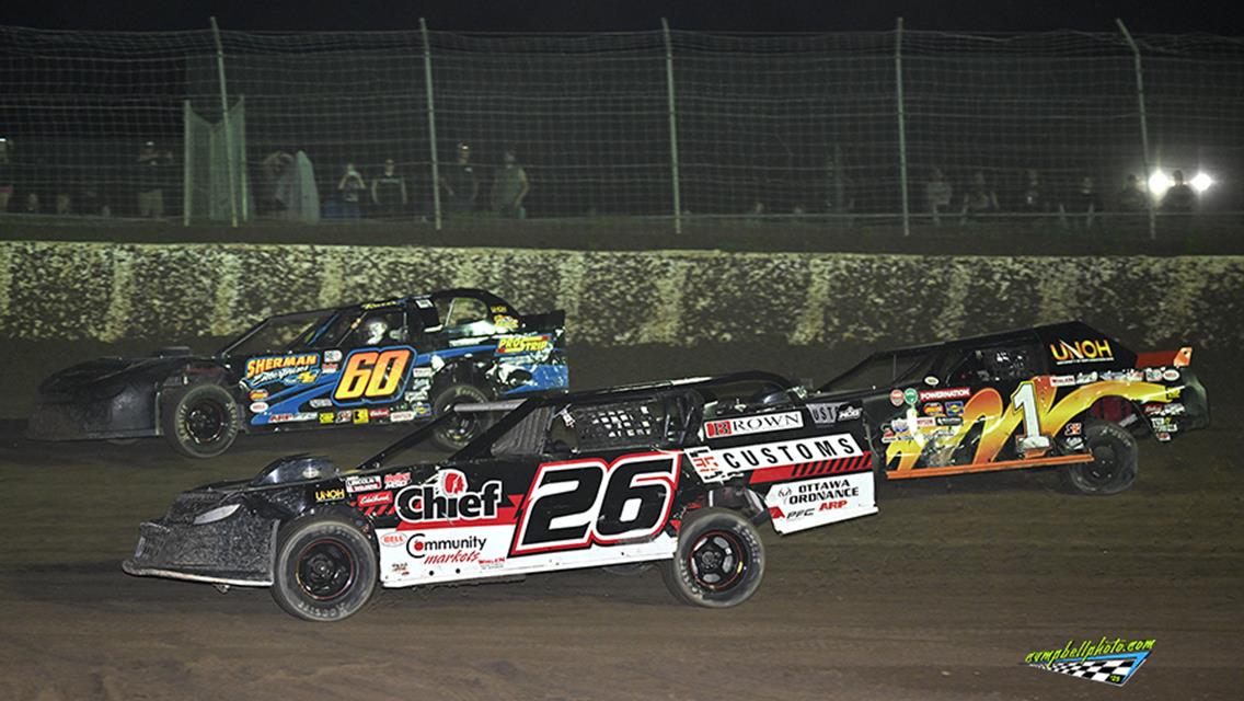 Stambaugh dominates GLSS feature, UNOH Racer Hinds wins third Modified feature in exciting fashion, and Sherman scores another Thunderstock win at Lim