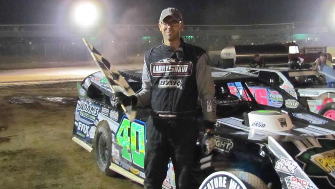 Clean Sweep in Midwest Modified at Rice Lake Speedway