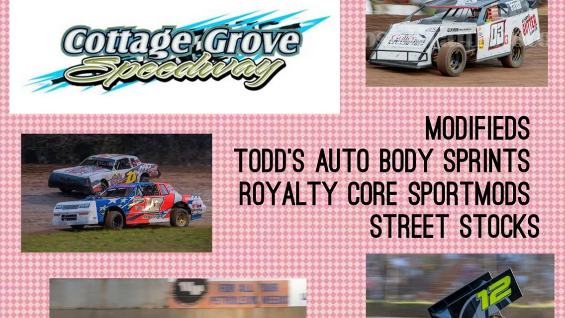 MOM&#39;S NIGHT OUT - ALL MOMS FREE AT COTTAGE GROVE SPEEDWAY SATURDAY, MAY 7TH!!