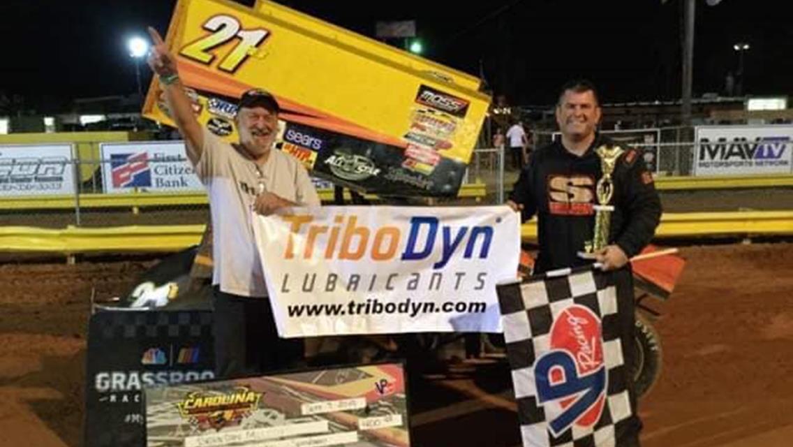 McLain Earns First Career Sprint Car Victory During TriboDyn Lubricants Carolina Sprint Tour Show at Lake View Motor Speedway
