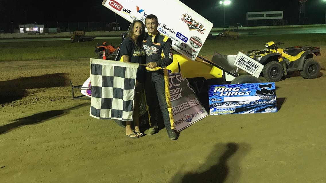 Derek Hagar Is King Of The Wings With ASCS Mid-South At Jackson Motor Speedway
