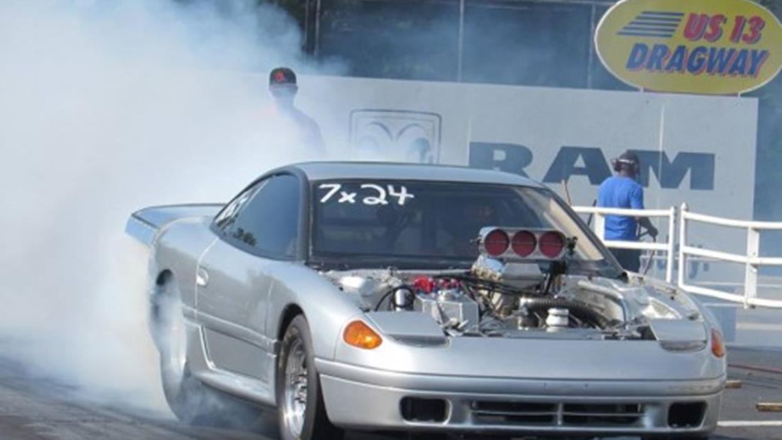 BRIAN RIEBERT, SR. BEATS MOD BAD 8 AND THE RAIN TO WIN SUNDAY AT U.S. 13 DRAGWAY