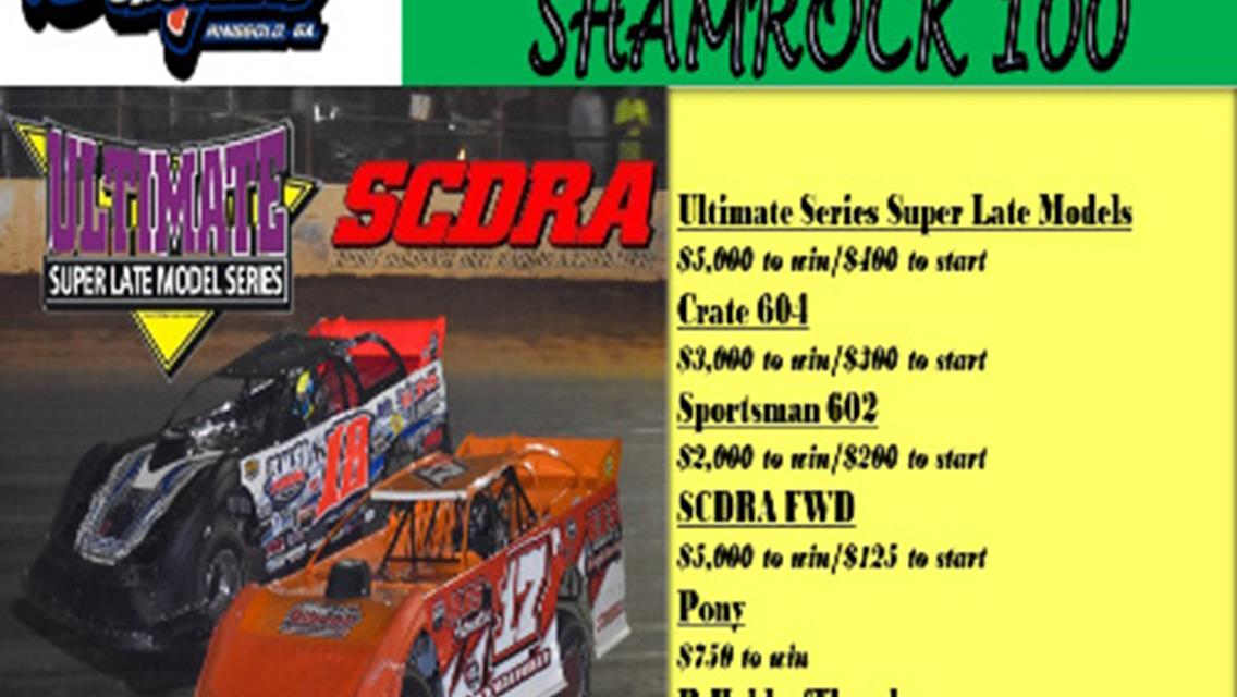 SCDRA $18,000 Winner Adkins Heads to Boyd&#39;s Speedway for Shamrock 100