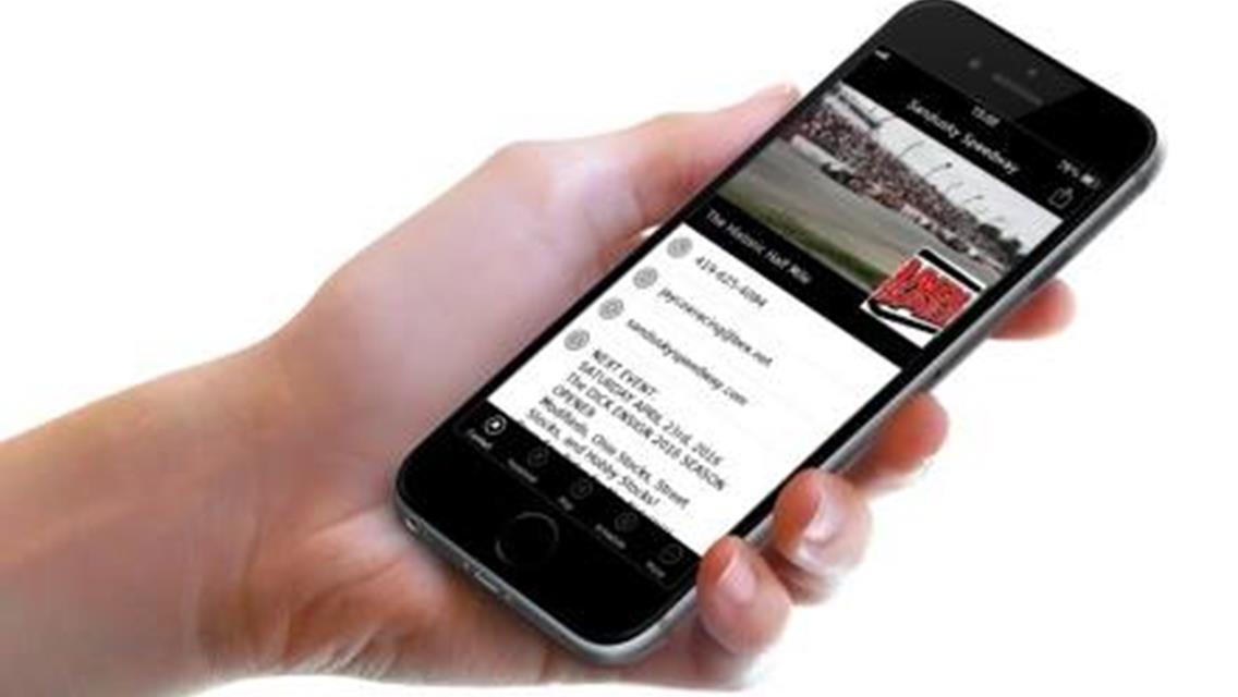 Sandusky Speedway App Now Available!