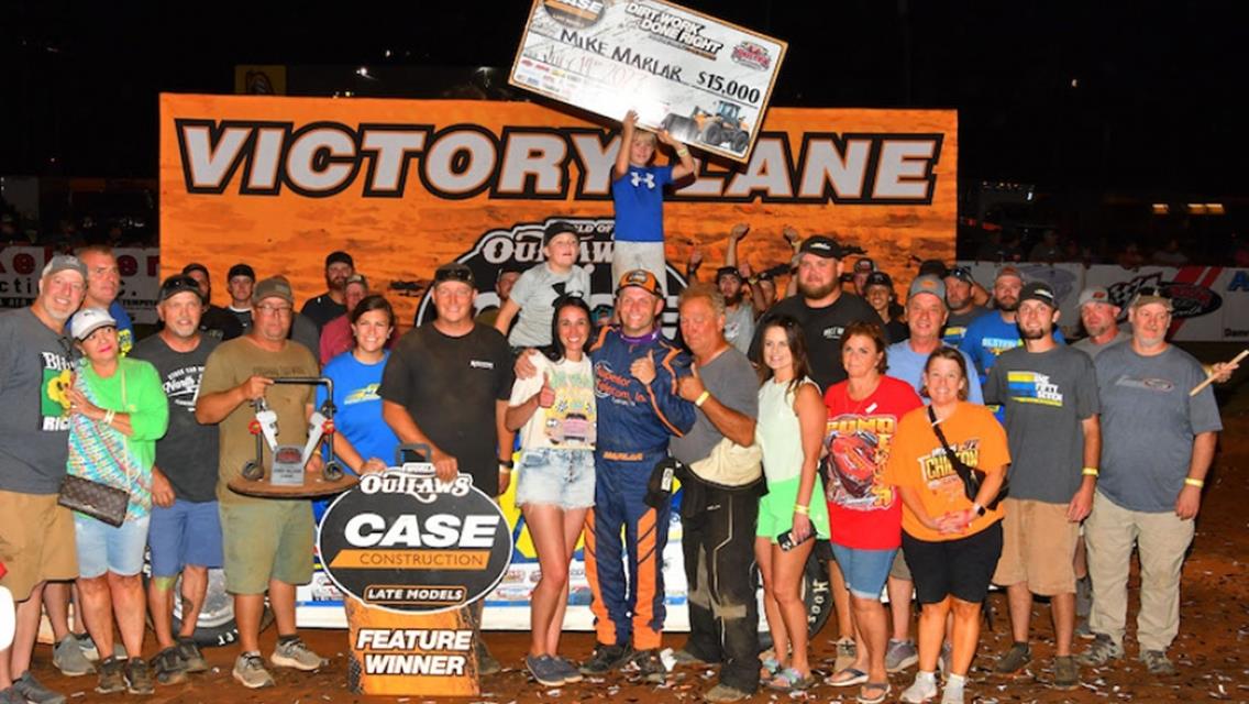 Ponderosa Speedway (Junction City, KY) – World of Outlaws Case Late Model Series – Johnny Mulligan Classic – July 14th, 2023. (Michael Moats photo)