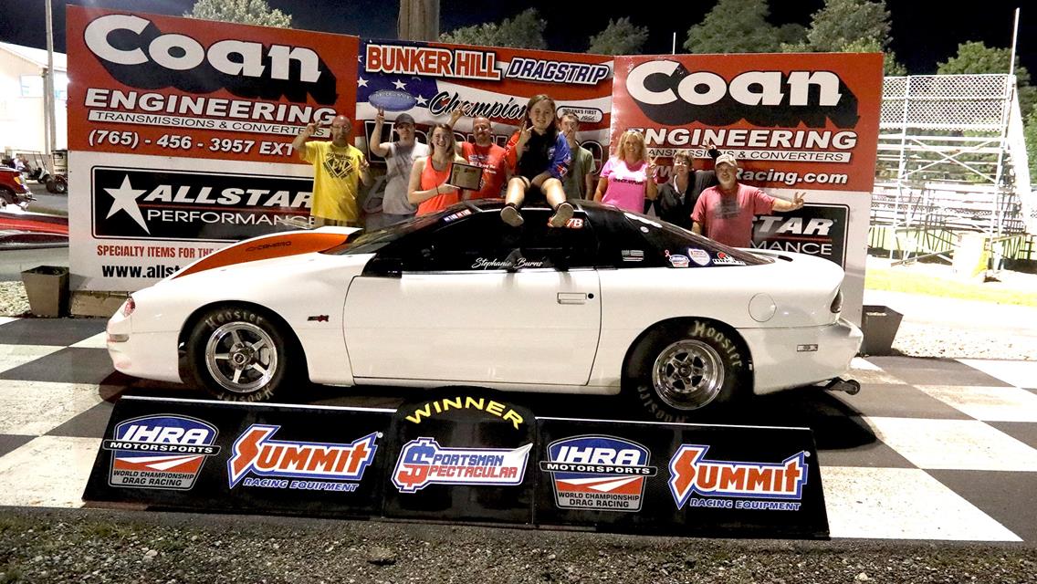 Gosnell Doubles Up With IHRA Sportsman Spectacular presented by Moser Victories at Bunker Hill Dragstrip