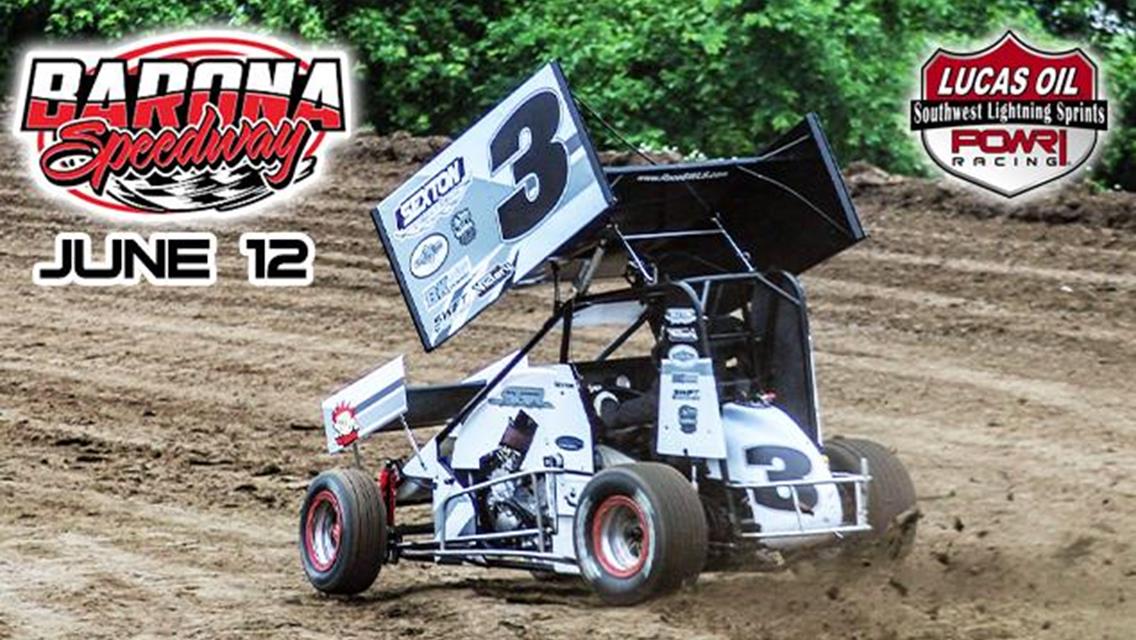 Lucas Oil POWRi Southwest Lightning Sprint Car Series Returns to Barona Speedway This Saturday