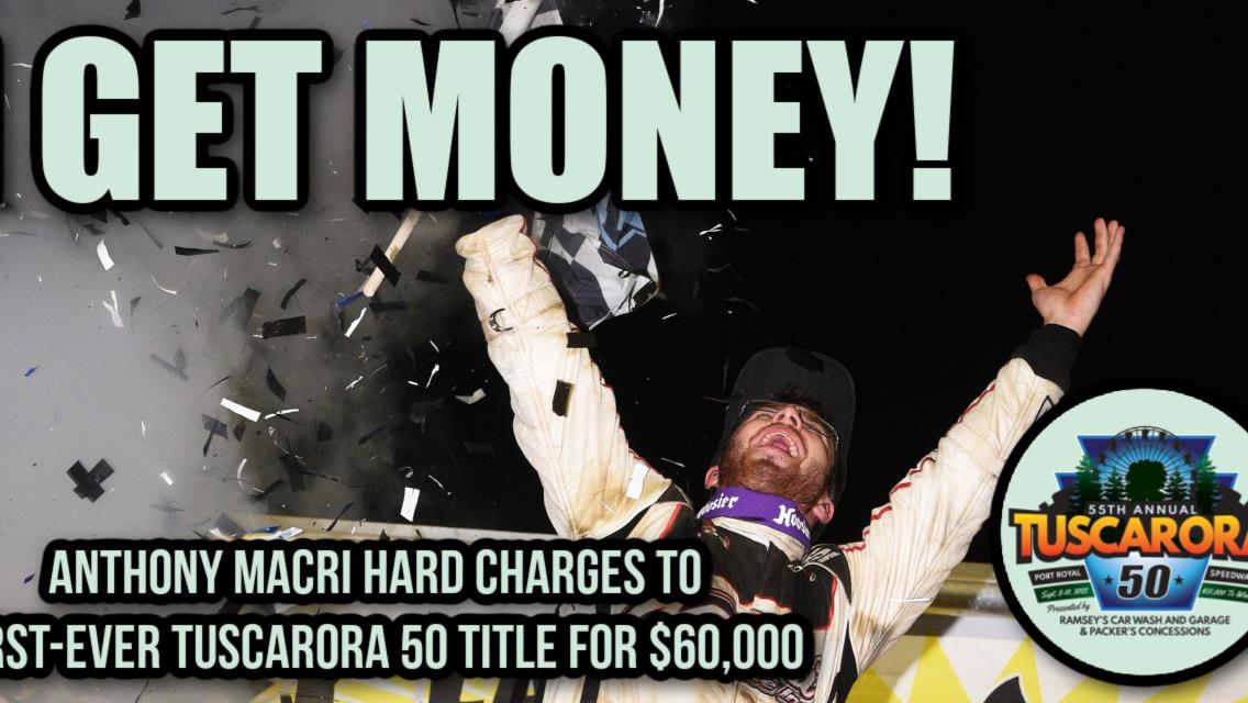 Anthony Macri hard charges to first-ever Tuscarora 50 title for $60,000
