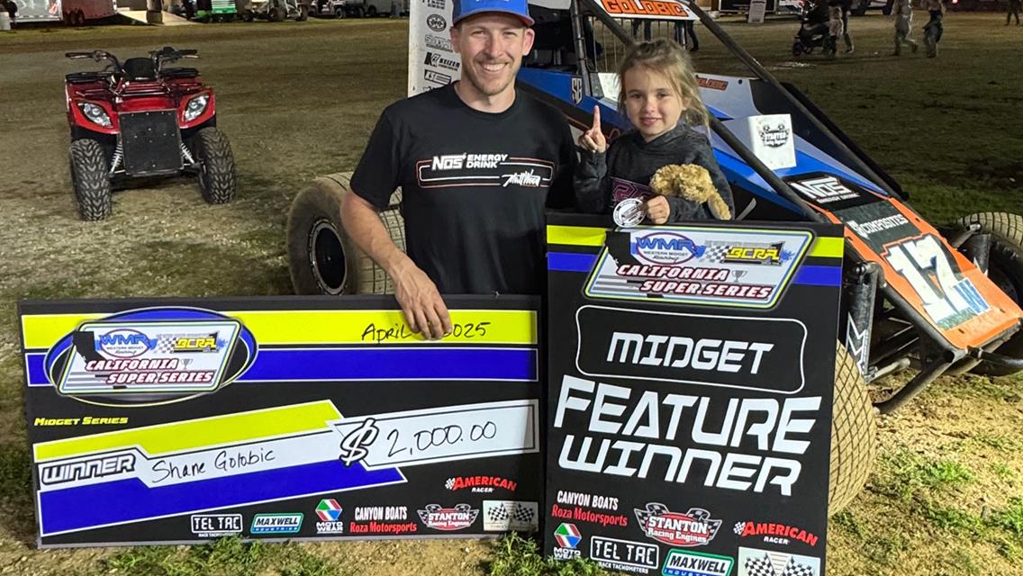 SHANE GOLOBIC WINS NORCAL CHALLENGE FOR NEW WMR-BCRA MIDGET SUPER SERIES