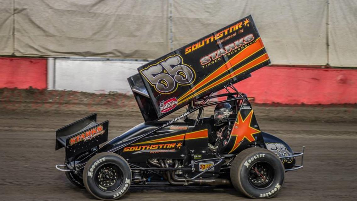 Starks Maintains Streak of Making World of Outlaws Main Events in Stockton