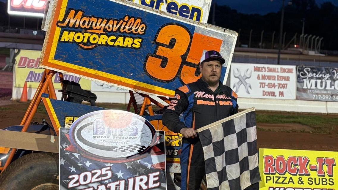 John Edkin Gets first win of the season!