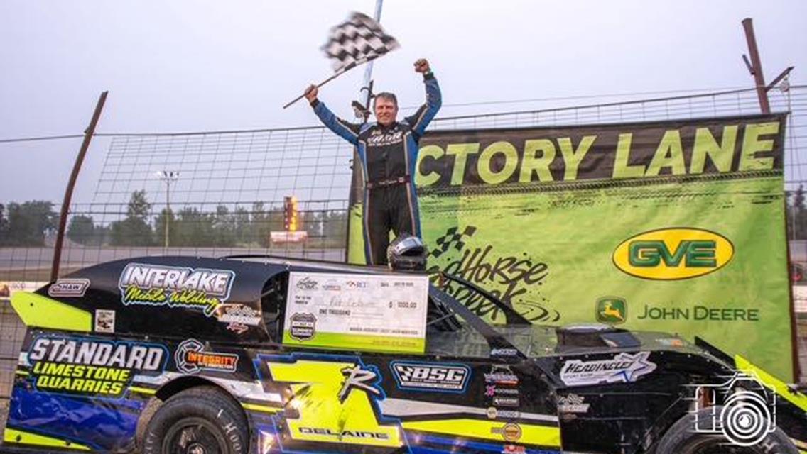 Rick Delaine picked up a $1,000 victory at Dead Horse Creek Speedway on Saturday, July 19.
