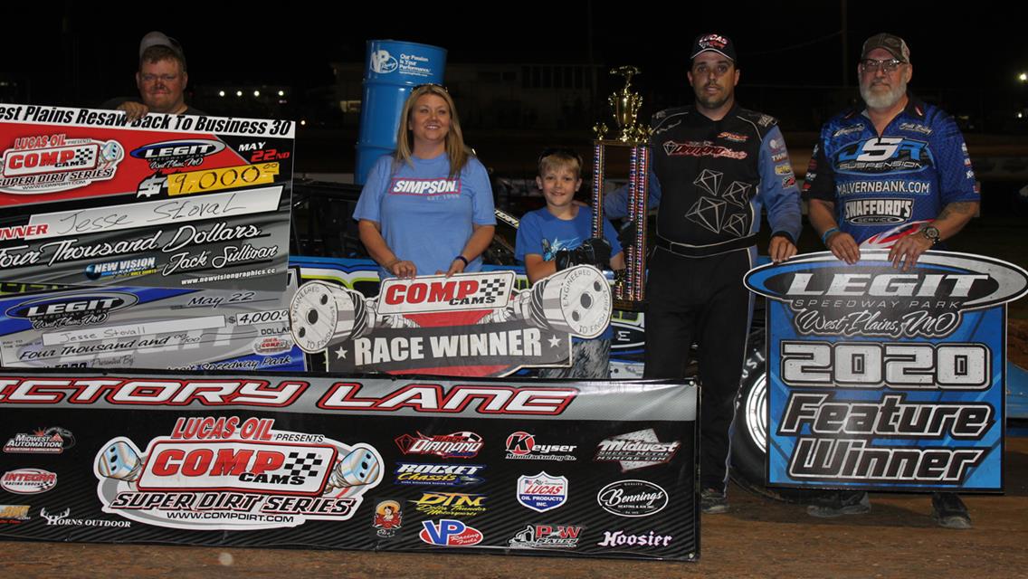 Jesse Stovall Claims CCSDS Legit Speedway $9,000 Win Returns to Action on June 5-6 with Arkansas Doubleheader
