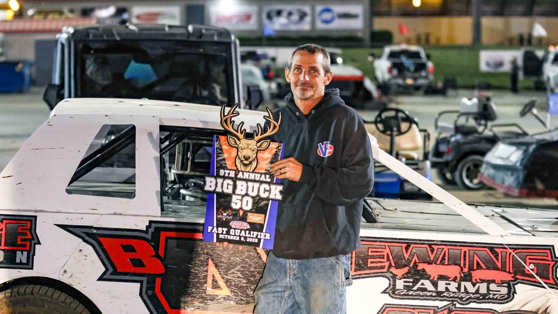 Schultz sets fast time as qualifying kicks off Lucas Oil Speedway&#39;s Big Buck 50