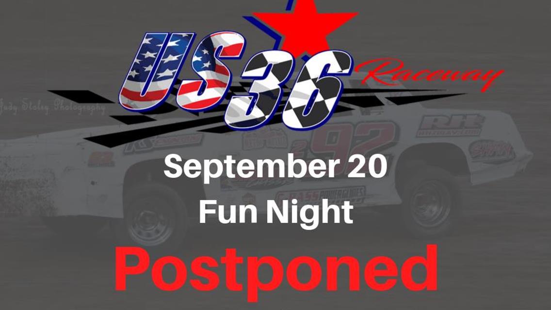Fun Night Postponed to October 19