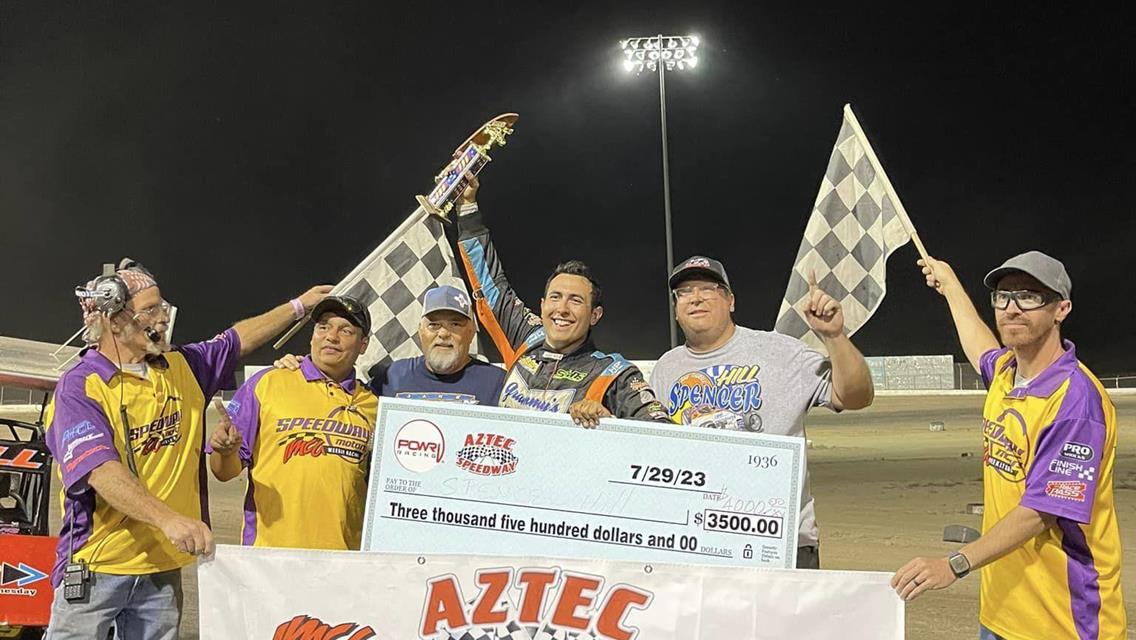 Connor Lundy and Spencer Hill Win at Aztec Speedway with POWRi DMSS