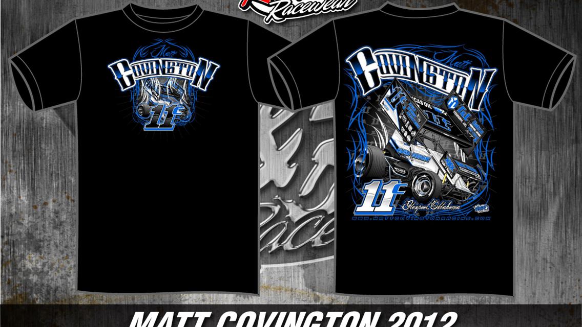 New 2012 Matt Covington Merchandise