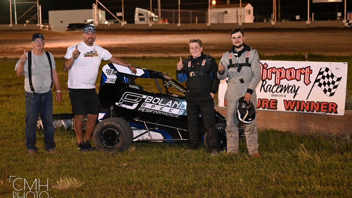 Larsen, Zeller, Mullens, and Larsen Land Victory at Airport Raceway!
