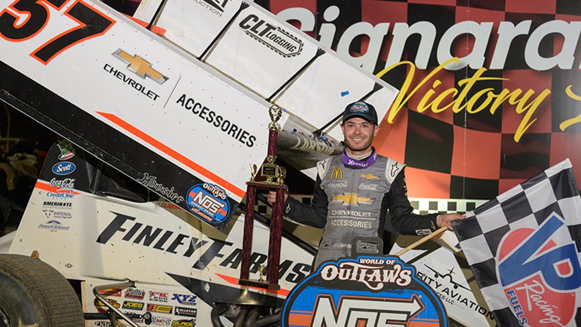 Kyle Larson tops World of Outlaws at Lawrenceburg