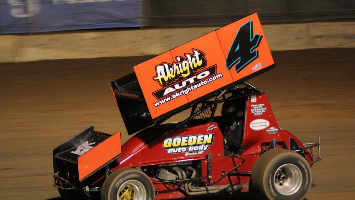 Alex Pokorski continues speed search at Plymouth Dirt Track