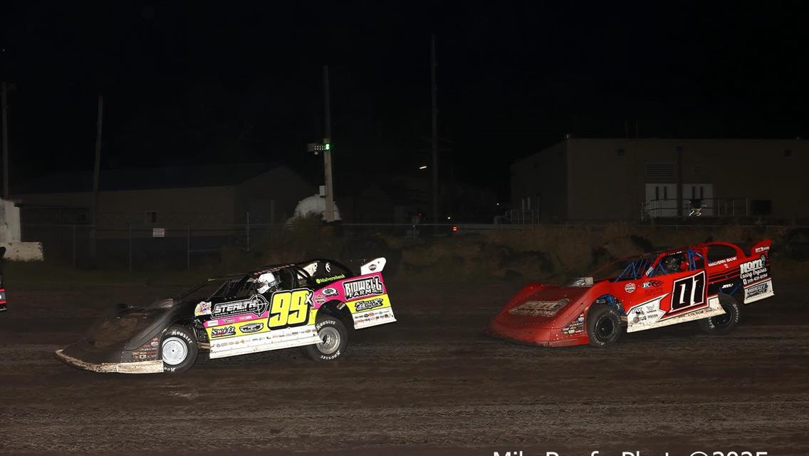 Adams County Speedway (Corning, IA) – Malvern Bank East Series – Pumpkin Dash – October 4th, 2025. (Mike Ruefer photo)