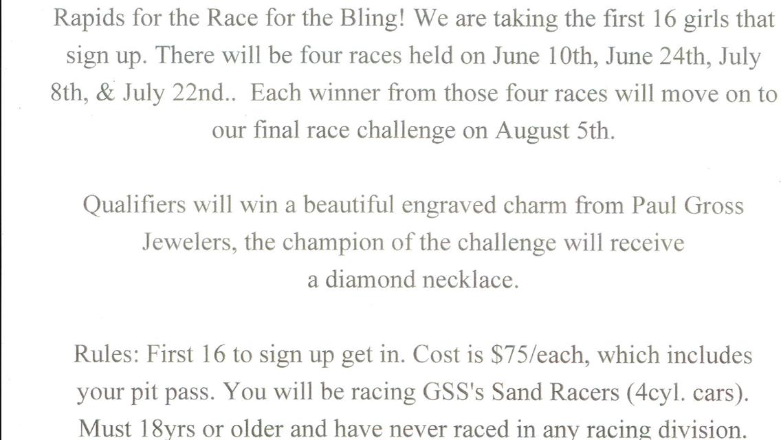 Sign Ups Still Open in the Paul Gross Jewelers Race for the Bling!