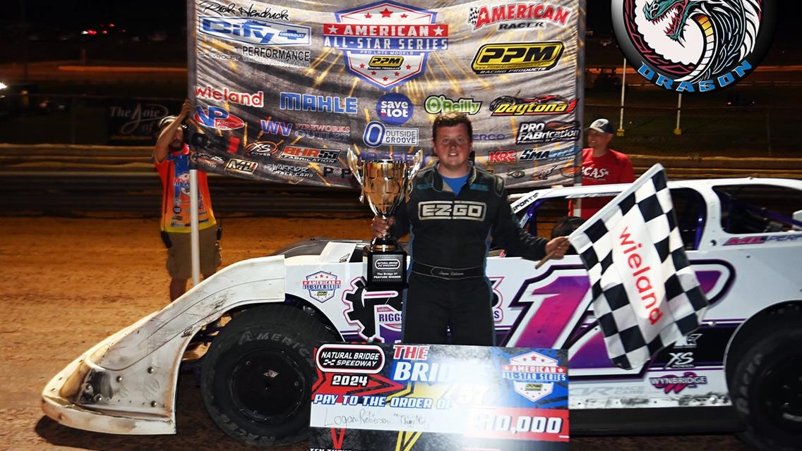 Roberson Dominates 53 Car Field to Make it Four in a Row at Natural Bridge