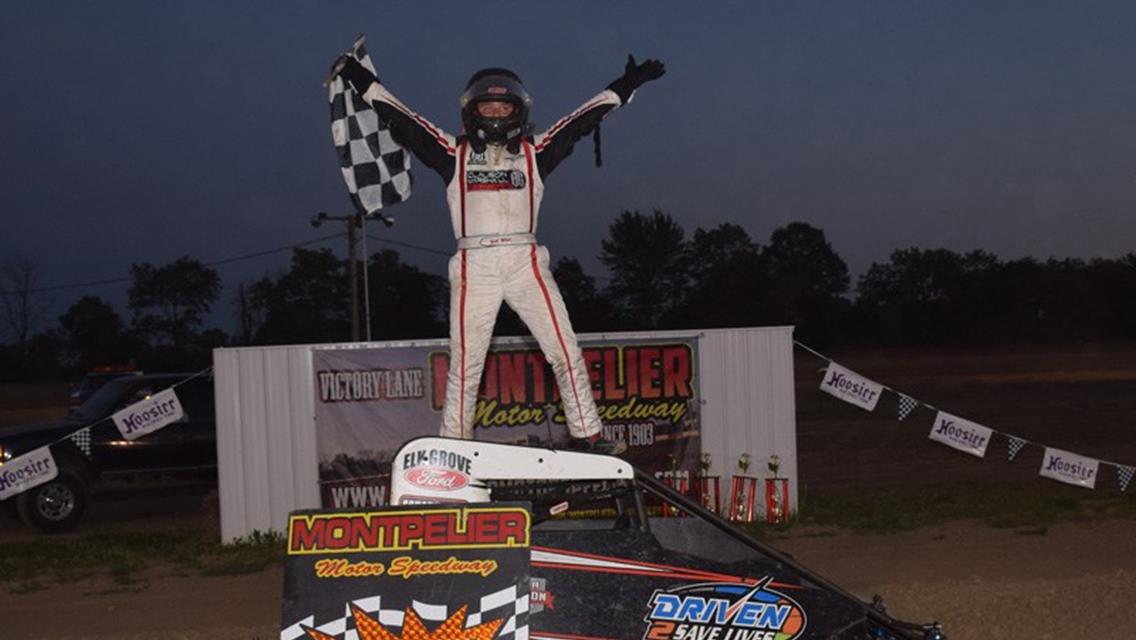 Zeb Wise Scores First Career Midget Victory with Clauson-Marshall Racing at Montpelier!
