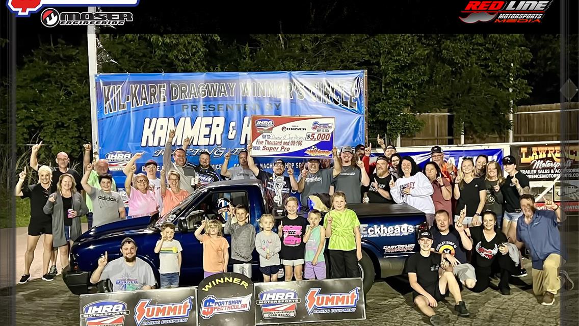 Hoskins, Shade, Groff, England, Cromer Earn IHRA Sportsman Spectacular presented by Moser Engineering Wins at Kil-Kare Raceway