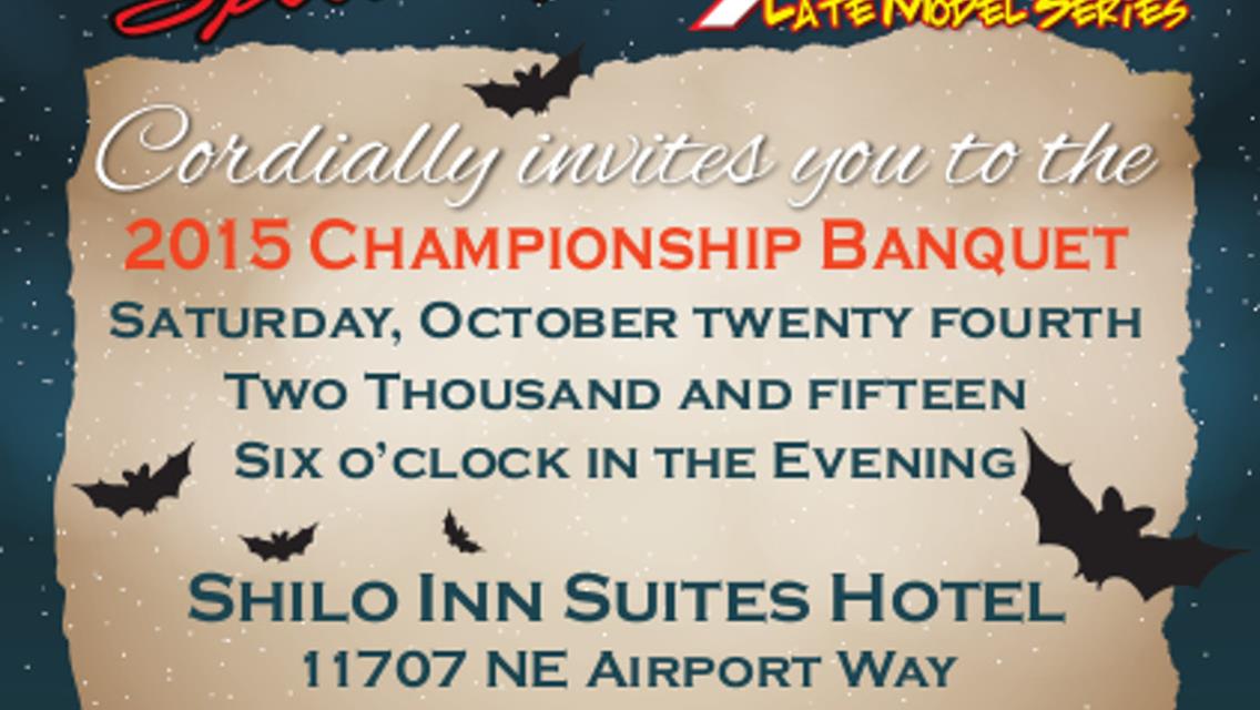 2015 Banquet Information for SSP And NELMS Series
