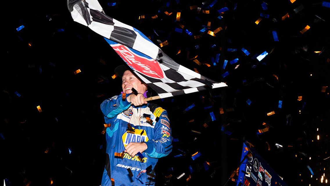 Brad Sweet Returns to World of Outlaws Victory Lane at 34 Raceway