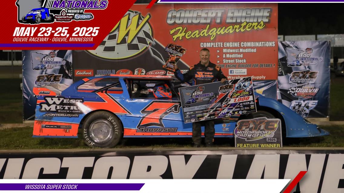 Wagamon Wins Wild Mod Nationals Main from 16th